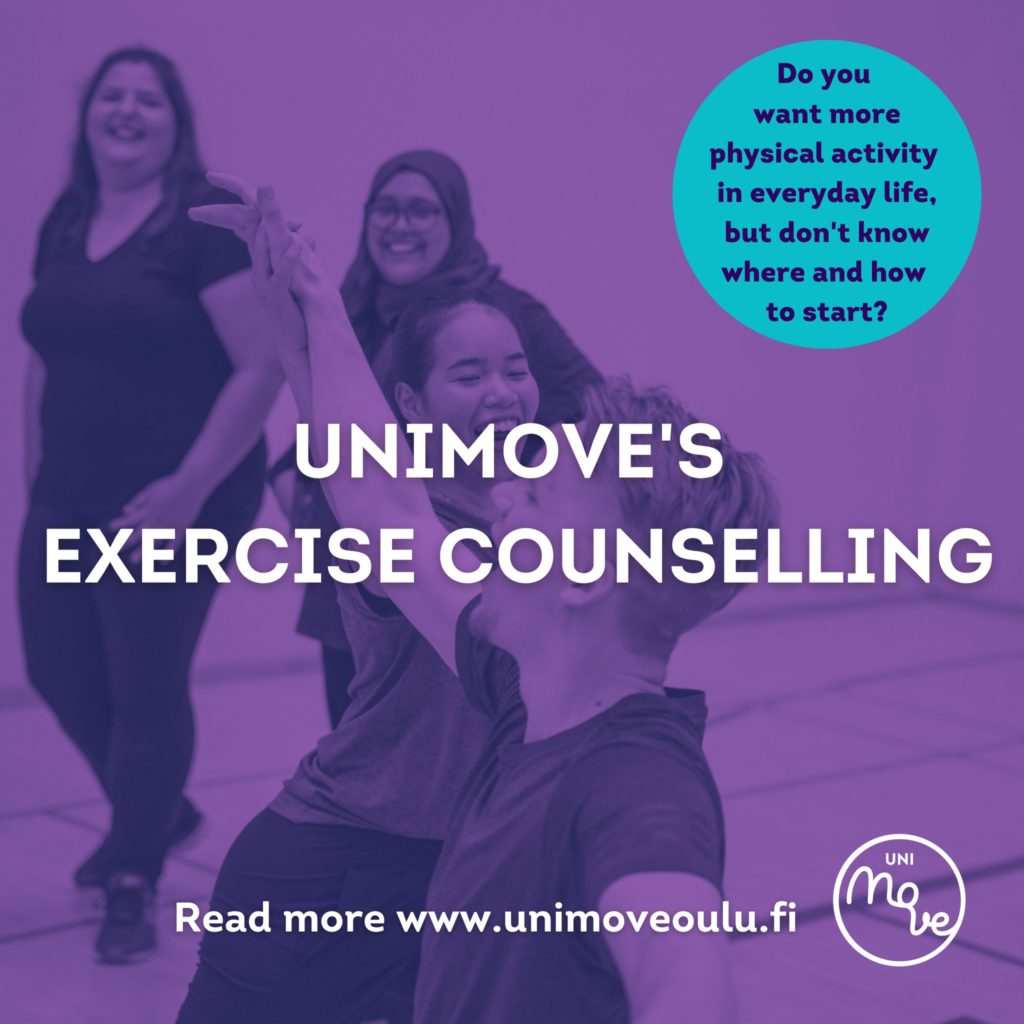 UniMove starts free exercise counselling for students