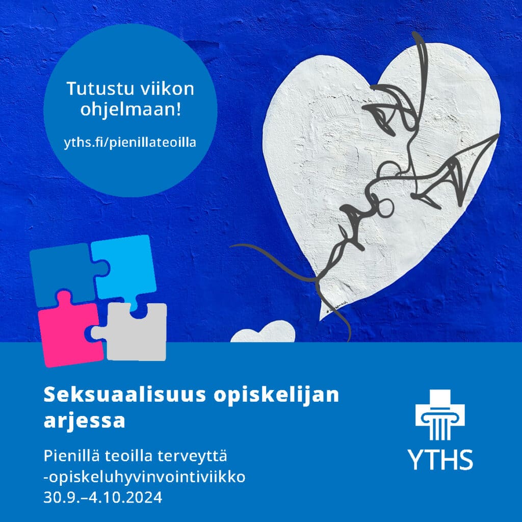 YTHS:n Pienillä teoilla terveyttä -opiskeluhyvinvointiviikko (30.9.–4.10.2024) tulee jälleen!