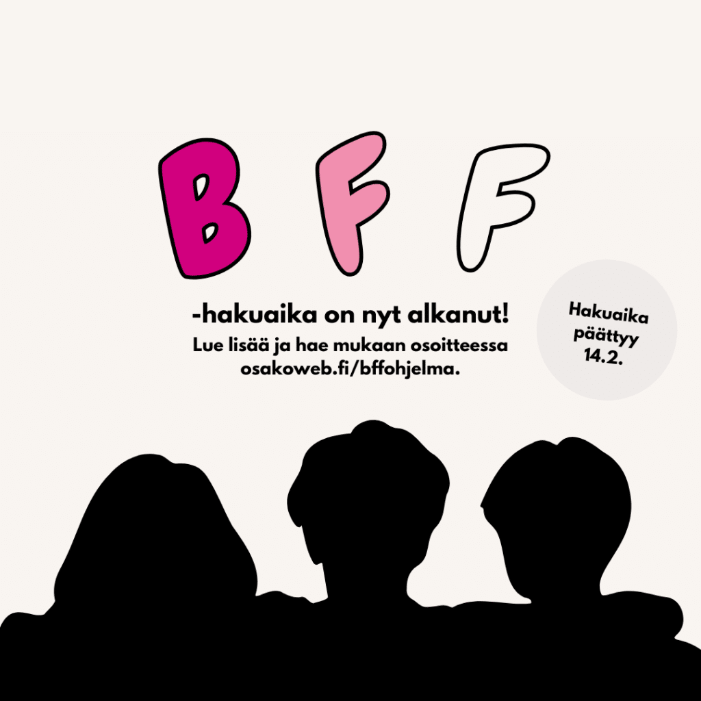 Kaipaisitko elämääsi lisää kansainvälisyyttä? Hae mukaan OSAKOn BFF-ohjelmaan 14.2. mennessä!