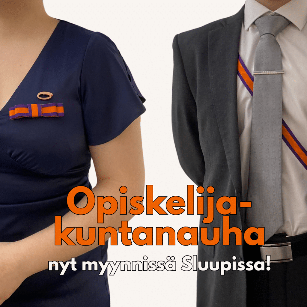 OSAKOn opiskelijakuntanauhaa nyt saatavilla Sluuppi Shopista!