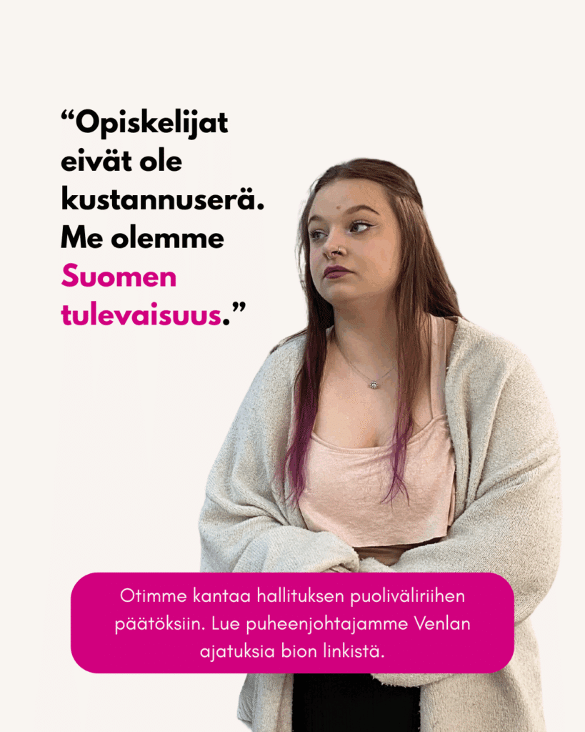 OSAKOn kannanotto: Hallituksen kasvuriihi jätti opiskelijat jälleen kylmäksi